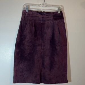 Vintage Jones New York Suede Skirt